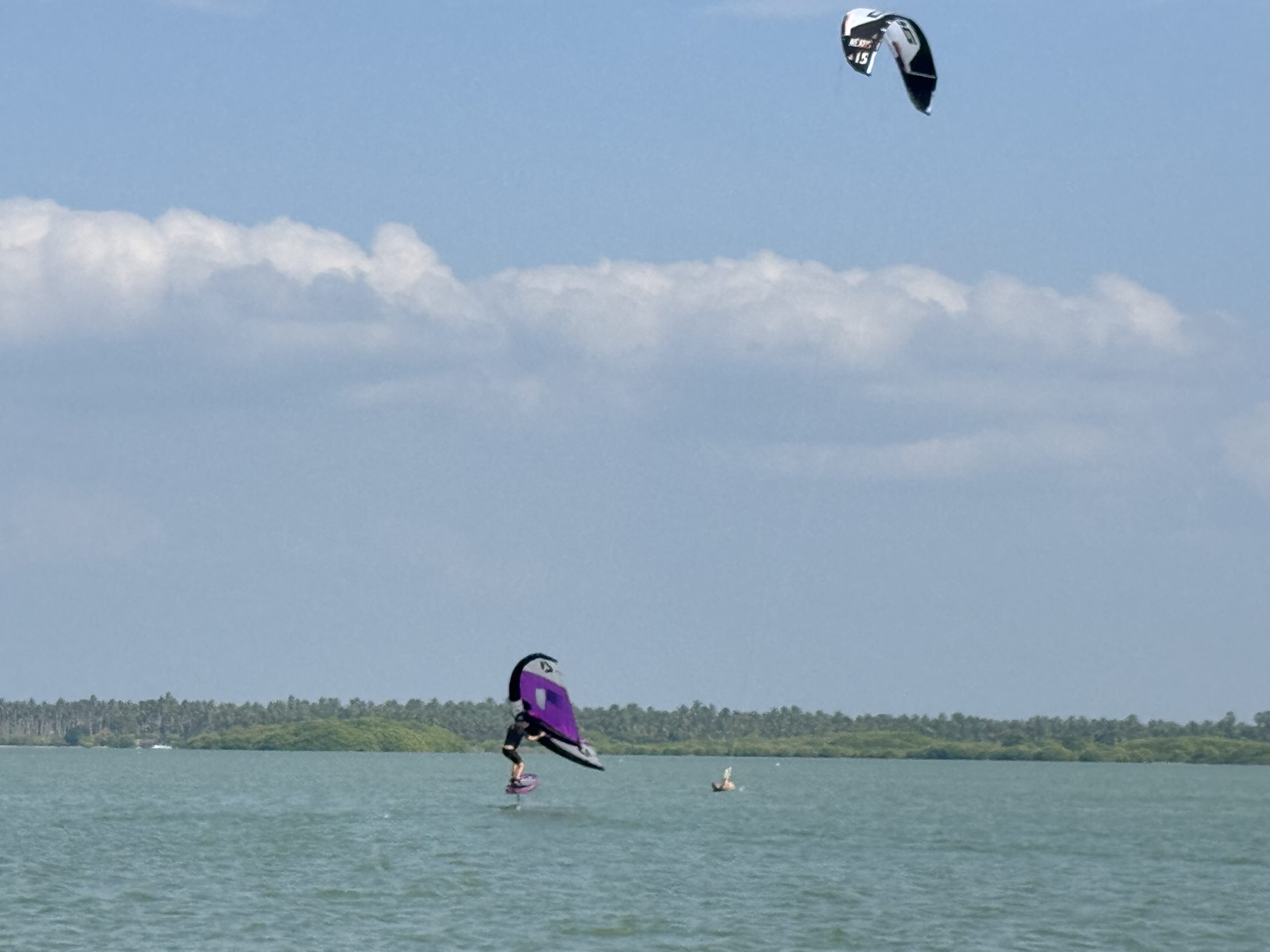 Wingfoil learning area, Kalpitiya Lagoon